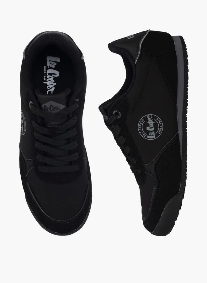 Women Logo Print Lace-Up Ankle Sneakers