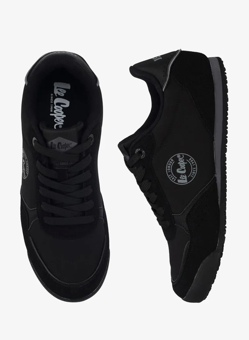 Women Logo Print Lace-Up Ankle Sneakers