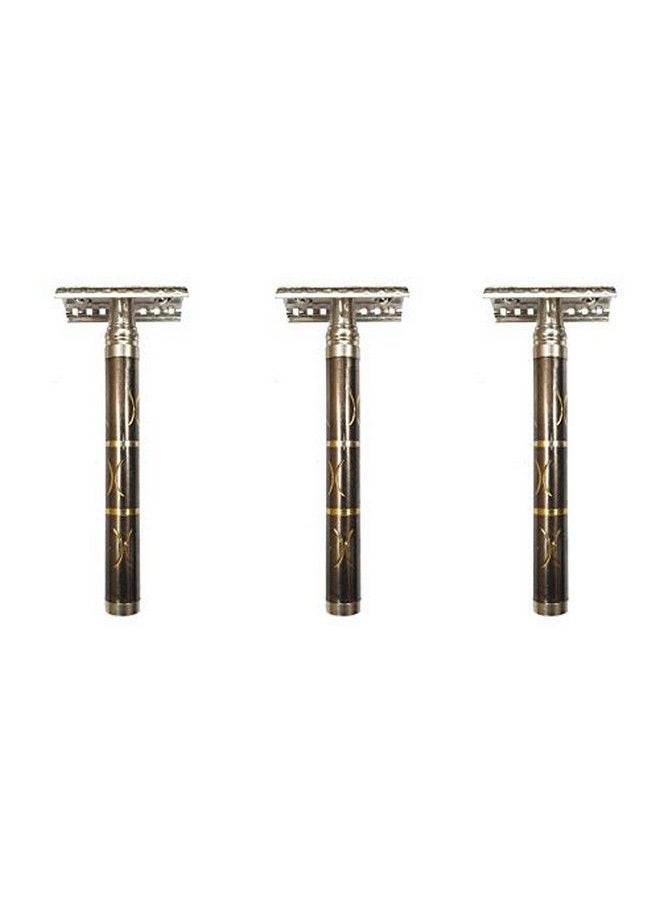 Double Edge Black Golden Shaving Razor Safety For Men4Inch (3 Pcs) - pzsku/ZC63BAB7B71E2CAB982E1Z/45/_/1690523637/a91e194c-fce5-4308-aaa6-d055087dbc86