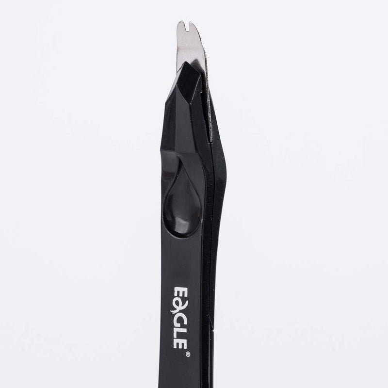 Eagle Staple Remover, Staple Puller, Push-Style, Built-in Letter Opener, 3-Pack, Black - Image 3