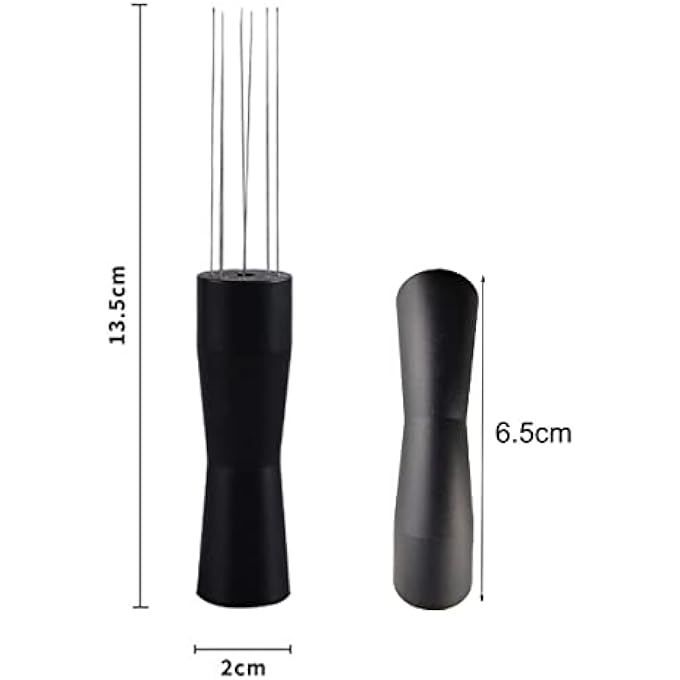 ECVV Espresso Coffee Stirrer Professional Barista Hand Distribution Tool Stainless Steel Needle Type Coffee Tamper Tool Stirring Tamper - Image 5