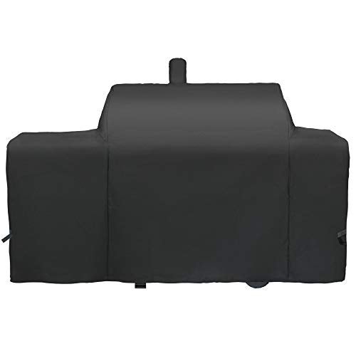 iCover i COVER Grill Cover for Oklahoma Joe's Longhorn Combo Charcoal Gas Smokers & Grills Protection Heavy Duty Waterproof Patio Outdoor Canvas Barbeque BBQ Smoker Covers - Image 1