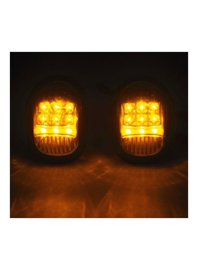 MUNTAQI 2-Piece 12V Turn Signal Light for Honda Motorcycle - Image 1