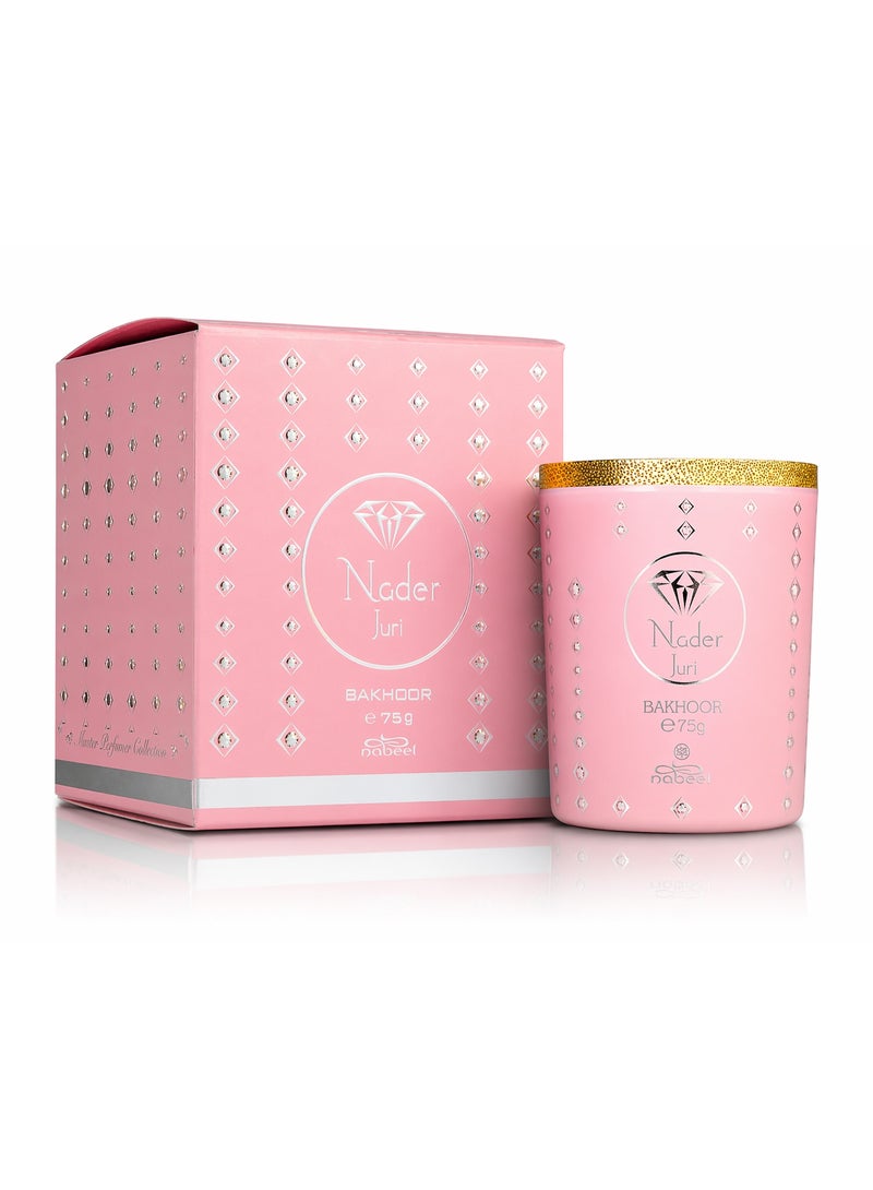 Nabeel Bakhoor Nader Juri 75g | Premium Oud Rose Incense Long Lasting Arabic Home Fragrance UAE - Image 1