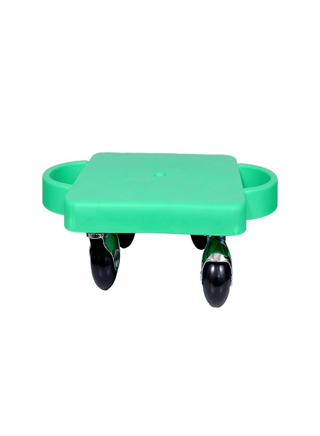 Rilekh Scooter Board with Handles, Sitting Scooter for Kids Indoor Play Equipment, Fun Scoot Board with Non-Marring Plastic Casters for Children (Color May varry) - Image 1