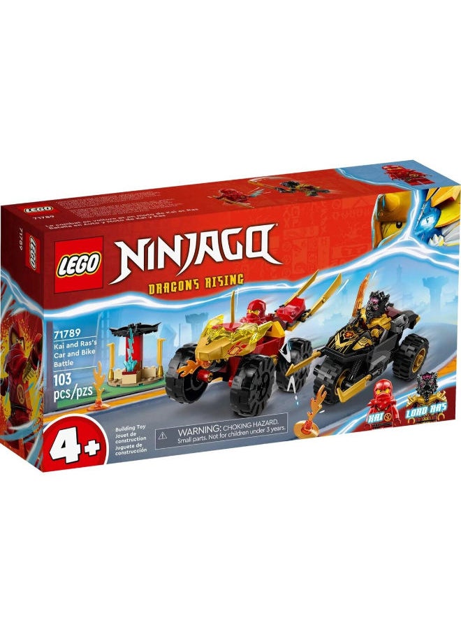 LEGO 71789 Kai And Ras'S Car And Bike Battle Building Set  - Image 2