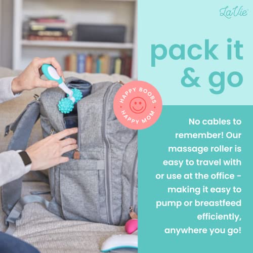 LaVie 5-in-1 Lactation Massager Roller, Manual Massage Roller, Breastfeeding Tool to Improve Milk Flow, Discomfort, Breast Massage, Medical Grade - Image 4