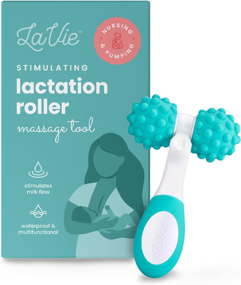 LaVie 5-in-1 Lactation Massager Roller, Manual Massage Roller, Breastfeeding Tool to Improve Milk Flow, Discomfort, Breast Massage, Medical Grade - Image 1