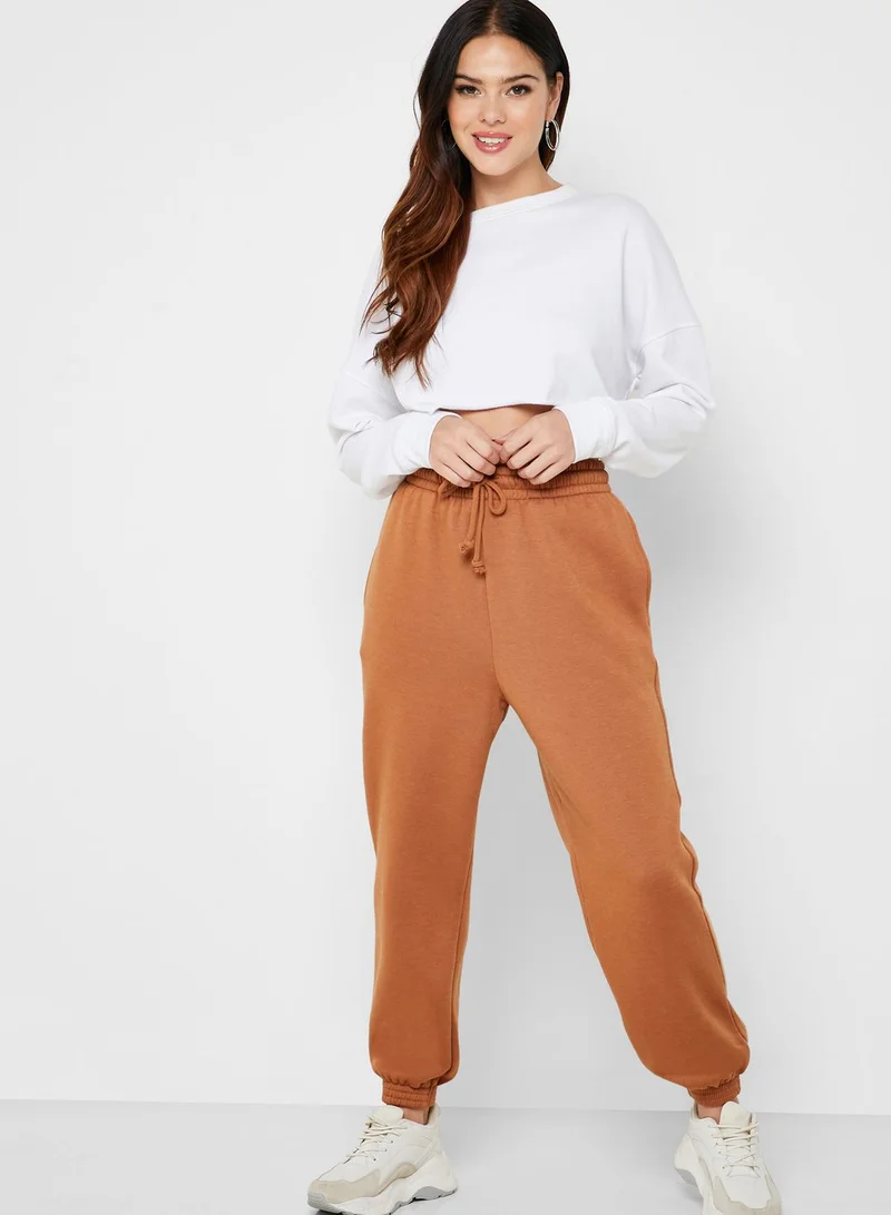 Topshop Petite Wide Leg Joggers