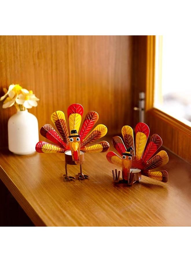 Bluejw - Thanksgiving Turkey Candle Holder  New Thanksgiving Turkey Candle Holder - Image 1