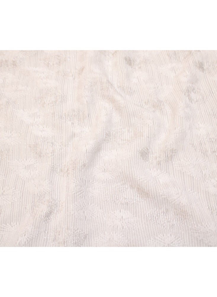 Rosh Embroidered Sparkle Shining Soft Silk Hijab Scarf  - Image 2