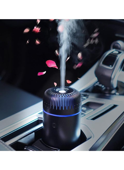 Aromatherapy Essential Oil Diffuser,Car Diffuser,Humidifier,Car Air Freshener Diffuser,USB Cool Mist Mini Portable Diffuser for Car Home Office Bedroom (Black)