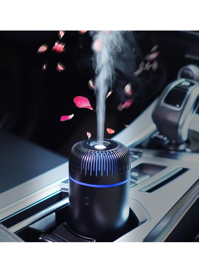 Aromatherapy Essential Oil Diffuser,Car Diffuser,Humidifier,Car Air Freshener Diffuser,USB Cool Mist Mini Portable Diffuser for Car Home Office Bedroom (Black)