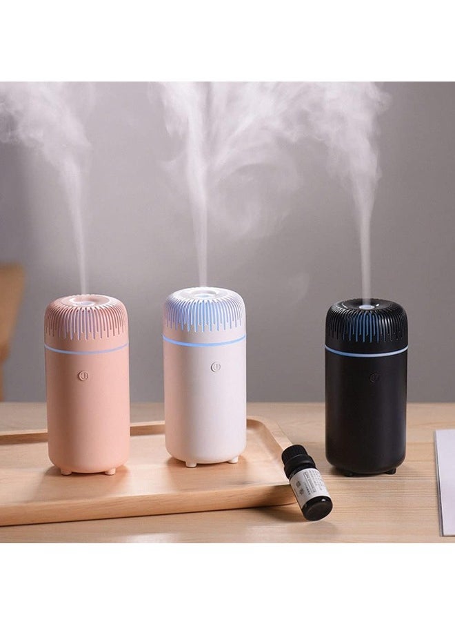 Aromatherapy Essential Oil Diffuser,Car Diffuser,Humidifier,Car Air Freshener Diffuser,USB Cool Mist Mini Portable Diffuser for Car Home Office Bedroom (Black)