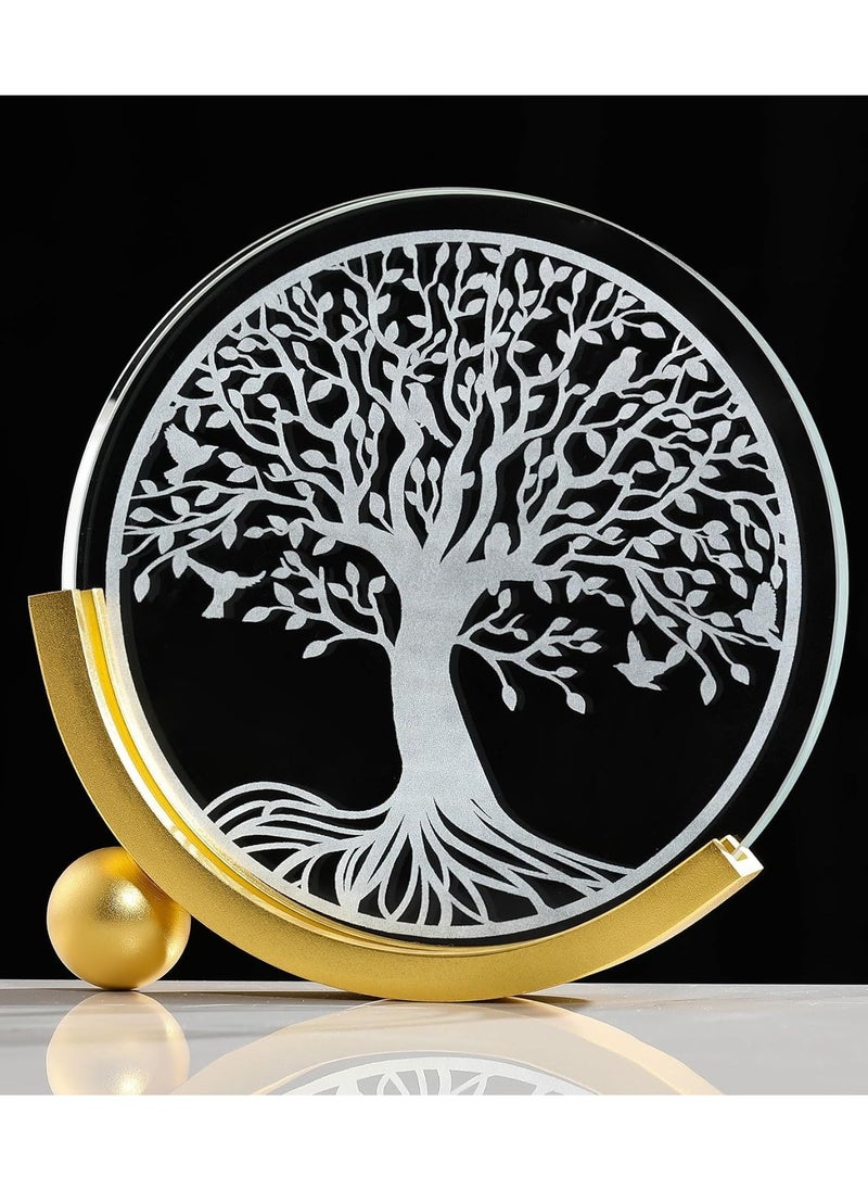 RARELY Crystal Tree of Life Home Decor House Warming Gifts New Home Good Luck Gifts Feng Shui Statues For Home Desk Zen Spiritual Decor For Women  - Image 1