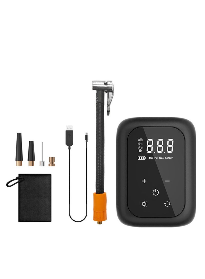 Arabest Tire Inflator Portable Air Compressor,  Cordless Tire Pump with Accurate LCD Digital Pressure Gauge, With LED light for cars, motorbikes and bicycles  - Image 1