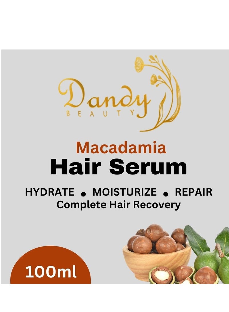 Dandy Beauty Hair Serum with Macadamia for Dry and Split Hair 100 ml - Image 2