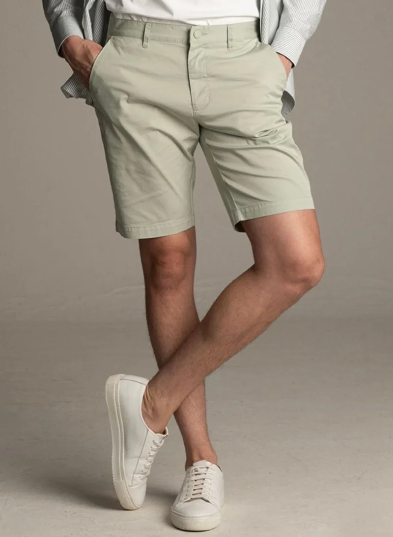 Men's Slim Fit Twill Shorts - Comfortable & Flexible