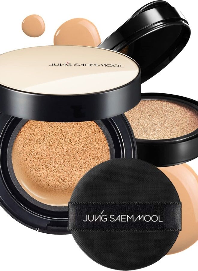 JUNG SAEM MOOL Essential Skin Nuder Cushion Foundation (Medium) by JUNGSAEMMOOL Beauty | Refill Included | Natural Finish | Buildable Coverage/Artist Brand - Image 1