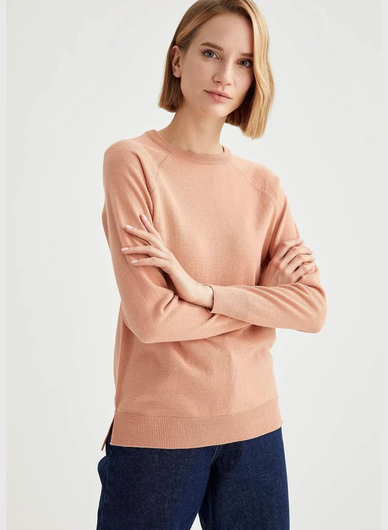 DeFacto Woman Regular Fit Crew Neck Pullover