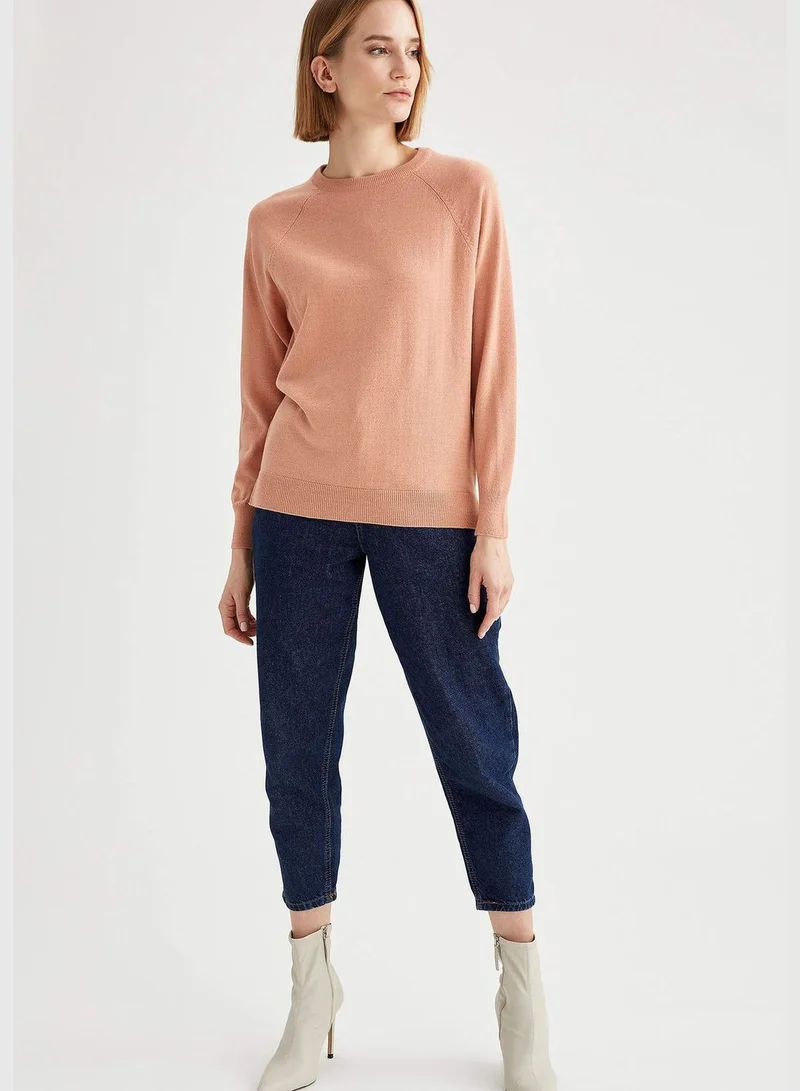 DeFacto Woman Regular Fit Crew Neck Pullover