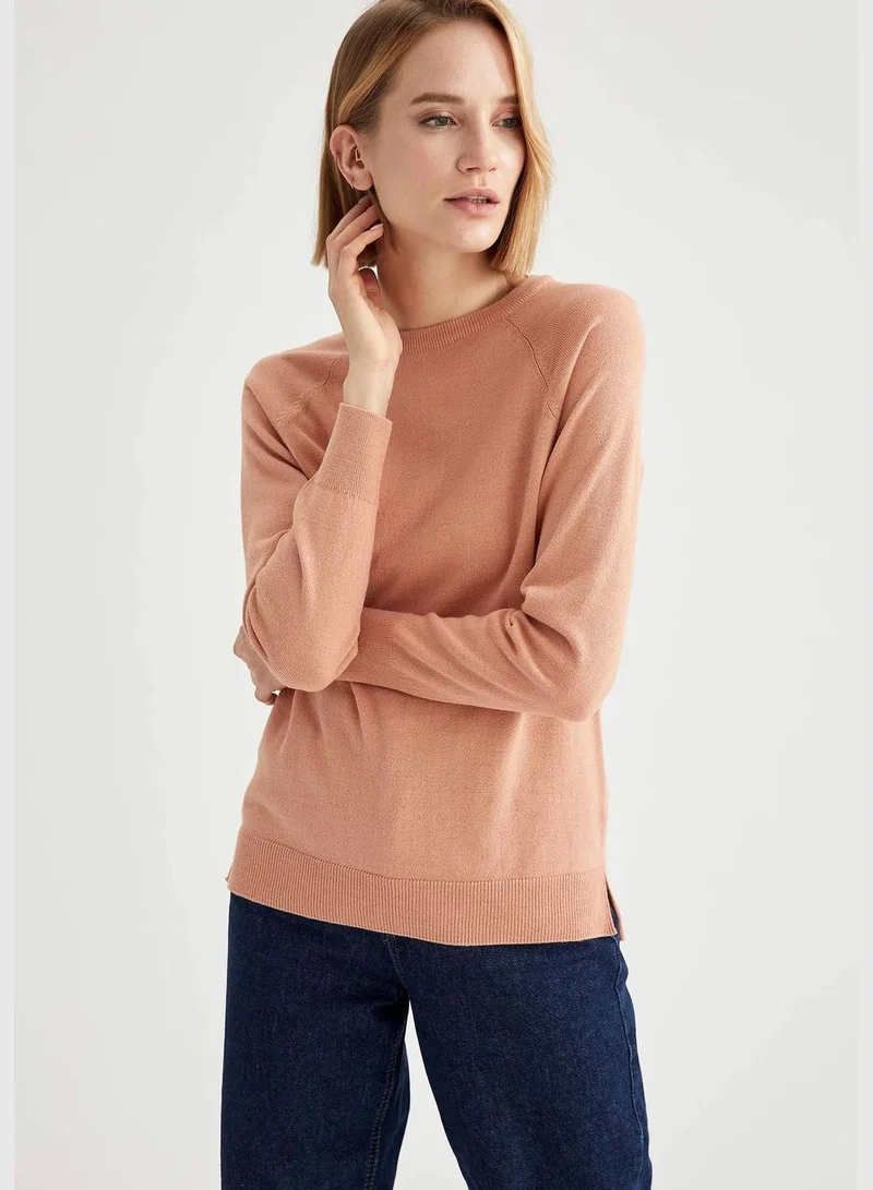DeFacto Woman Regular Fit Crew Neck Pullover