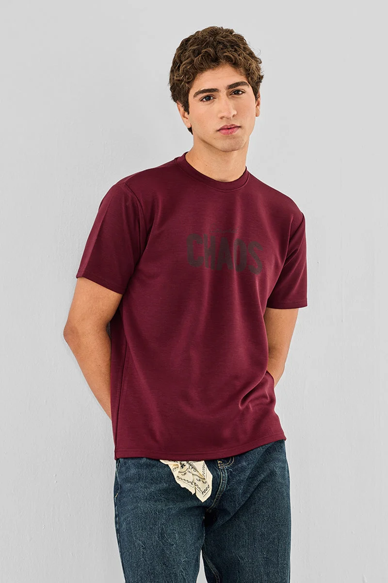 سنيتش تيشيرت كاجوال بقصة عادية مطاطي