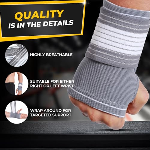 NeoTech Care دعم معصم اليد نيوتيك كير (رمادي، مقاس XL، 1 وحدة) - Image 3
