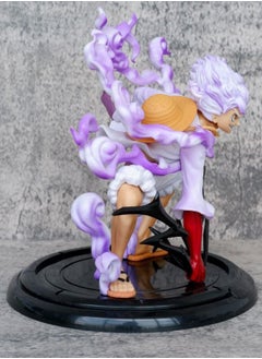 One Piece Anime One Piece Luffy Action Figure, Fifth Gear Nika Luffy Model Statue Figure Toy, Luffy Transform Form Action Figure, Super Collectible Anime Action Figure Toy 19CM  - Image 5