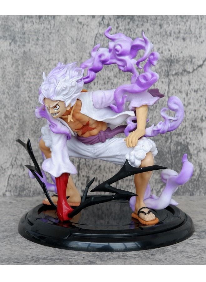 One Piece شخصية أنيمي ون بيس لوفي، لعبة تمثال نموذج نيكا لوفي فيفث جير، شخصية حركة لوفي المتحولة، لعبة شخصية أنمي قابلة للجمع للغاية 19 سم  - Image 3