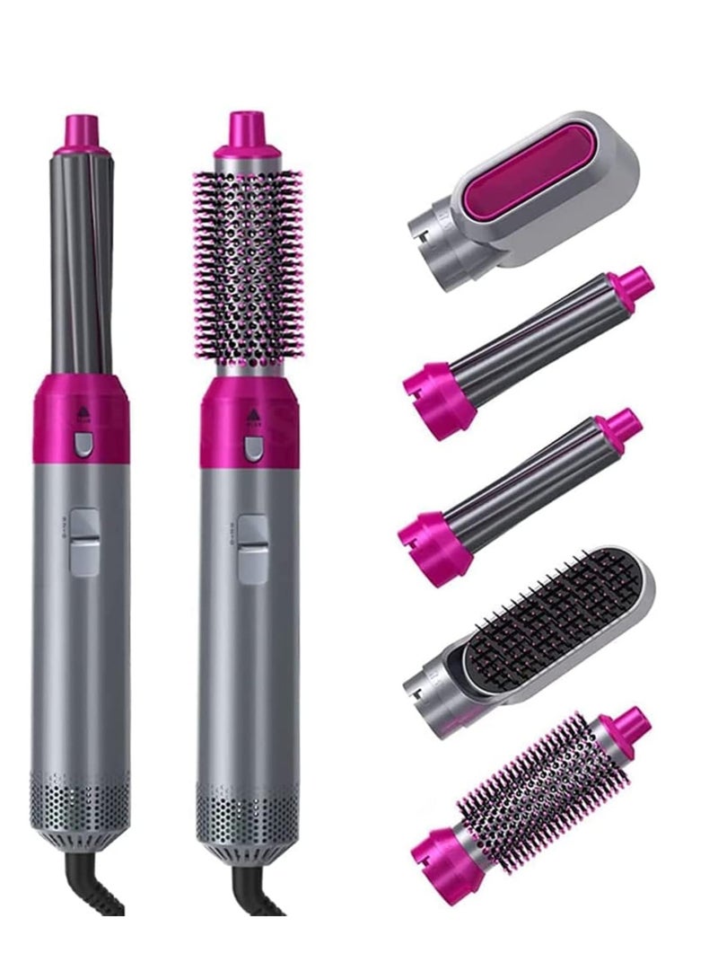 ELTRAZONE Styler 5 in 1 Hair Dryer Hot Air Brush Styler Negative ​Ion Hair Straightener Volumizer Hair Curler Hot Air Wrap Comb Brush - Image 1
