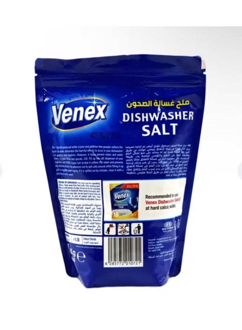 venex Dishwasher Salt 1KG Helps Prevent Limescale - Image 3