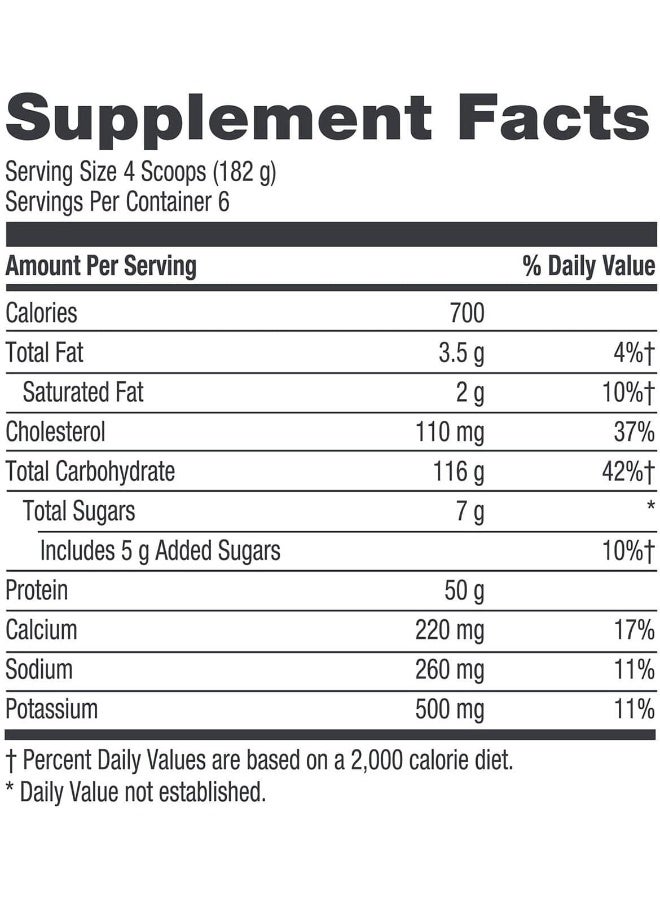 GNC Pro Performance  Gainer Vanilla Ice Cream, - Image 5