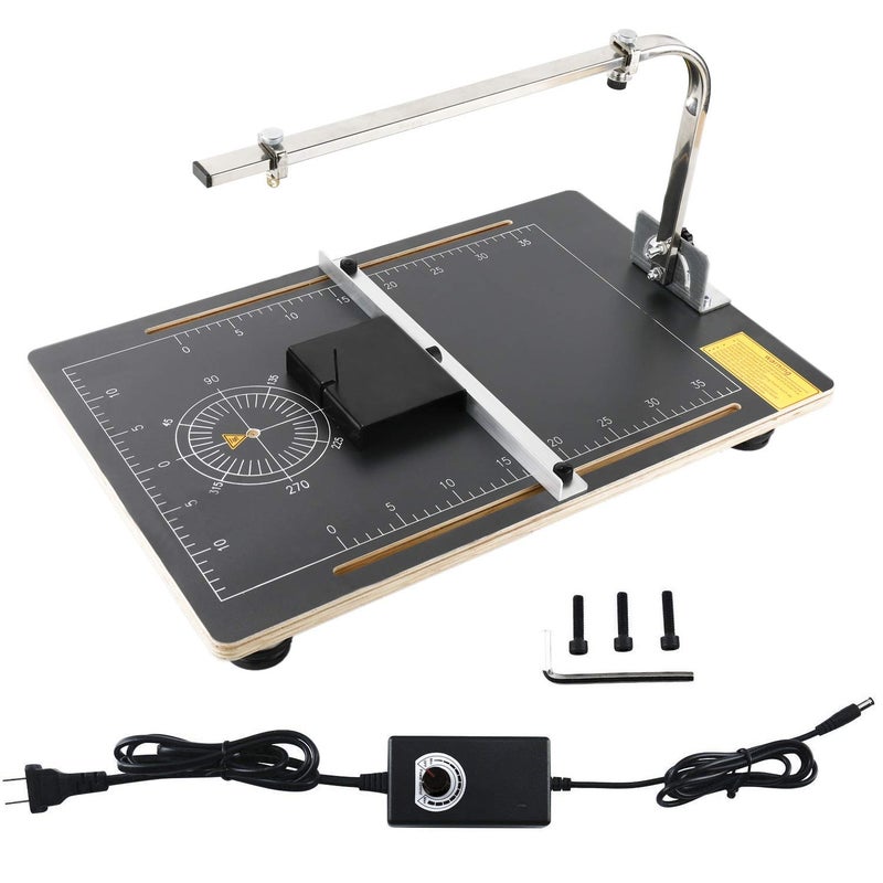 YAETEK آلة قطع الفوم YaeTek Micromot بسلك ساخن Thermocut، 110 فولت، آلة قطع ستيروفوم على الطاولة، قطع الفوم، الإسفنج، قطن اللؤلؤ، لوح KT، DIY ستيروفوم بوليسترين - Image 1