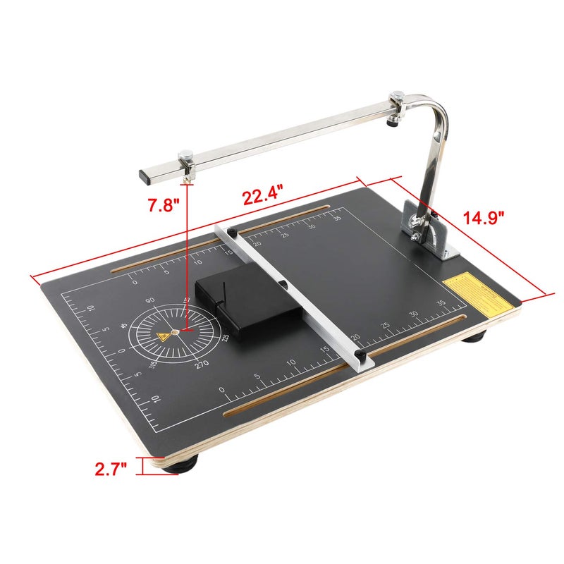 YAETEK آلة قطع الفوم YaeTek Micromot بسلك ساخن Thermocut، 110 فولت، آلة قطع ستيروفوم على الطاولة، قطع الفوم، الإسفنج، قطن اللؤلؤ، لوح KT، DIY ستيروفوم بوليسترين - Image 2