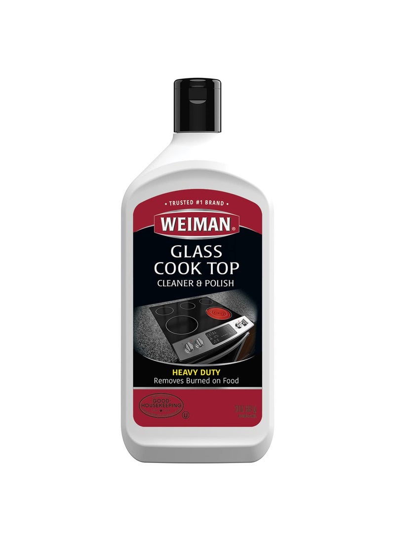 Weiman - Non-Abrasive, No Scratch Induction Glass Ceramic Stove Cooktop Heavy Duty Cleaner and Polish, 20 Ounce - Image 1