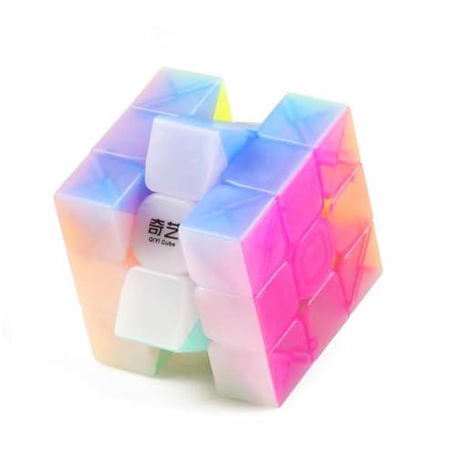 CuberSpeed QY Toys Warrior W 3x3 Jelly Speed Cube Puzzle Warrior W 3x3x3 Jelly Magic Cube - Image 1