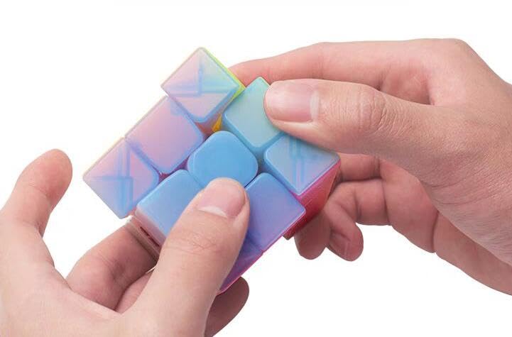 CuberSpeed QY Toys Warrior W 3x3 Jelly Speed Cube Puzzle Warrior W 3x3x3 Jelly Magic Cube - Image 3