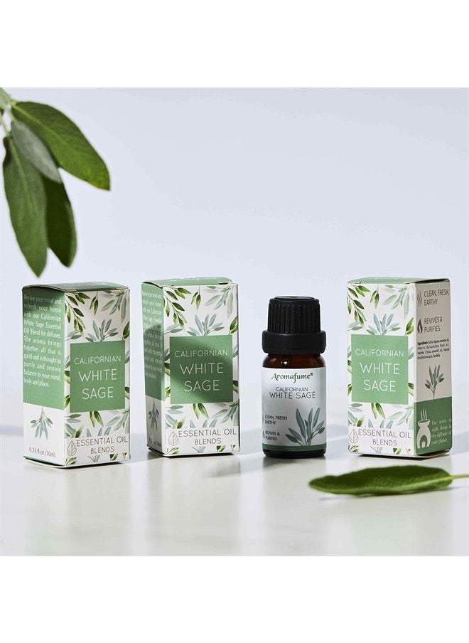 Aromafume California White Sage Essential Oil Diffuser Blend by Aromafume | 30ml | Salvia Apiana (White Sage) Extracts | Promotes Peace & Positivity | Ideal for Purification, and Cleansing Rituals  - Image 1
