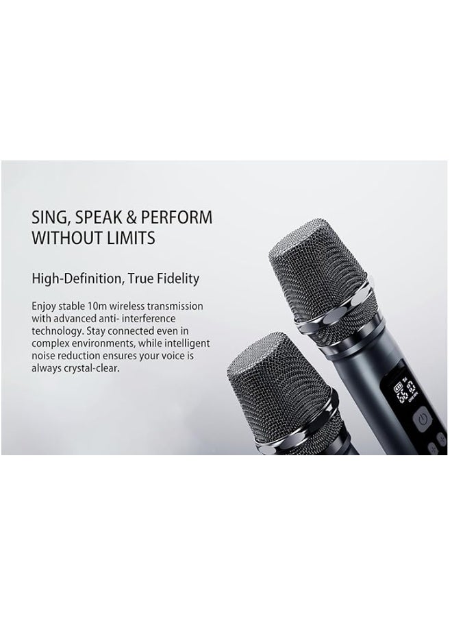 Lenyes Titan 2 Bluetooth Party Speaker | 200W Peak | 2 Wireless UHF Mics | RGB Lights | TWS Stereo | IPX6 Waterproof | 5000mAh Battery | AUX/USB/TF/OTG | Lenyes Audio App Support - Image 5