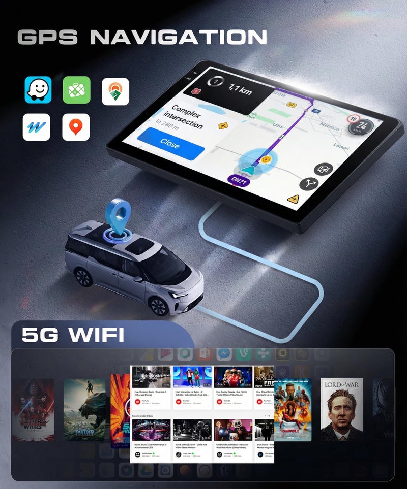 VECHTEL 4G+64G for Toyota Corolla 2009-2013 Car Radio, Wireless Carplay Android Auto Android 15 Touch Screen Car Stereo, Bluetooth, GPS Navi, 5G WiFi, SWC, HD Backup Camera - Image 5