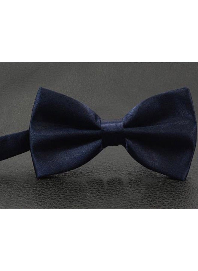Adjustable Wedding Bow Tie Navy blue
