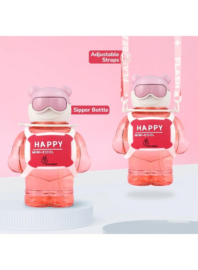 R for Rabbit Tritan Astro Premium Baby Water Sipper For Kids | Bpa Free & Non Toxic Leak Proof Drinking Silicone Straw Sippy Cup For 12+ Months Baby Boy And Girl (1000 Ml,Pink) - Image 3