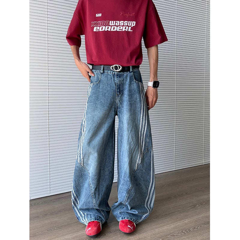 Unisex Casual Daily Denim Jeans - Image 1