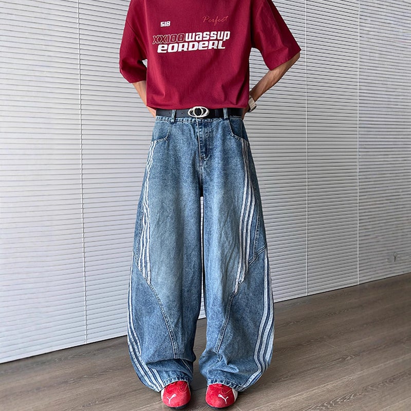 Unisex Casual Daily Denim Jeans - Image 5