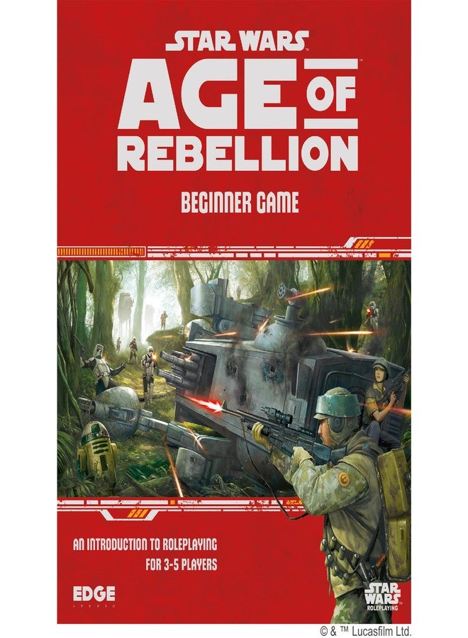 Asmodee Star Wars - Age of Rebellion: Beginner Game - Dive into Galactic Adventure as a Rebel Alliance Member! Sci-Fi Roleplaying Game, Ages 10+, 3-5 Players, 1 Hour Playtime, Made by Edge Studio - Image 1