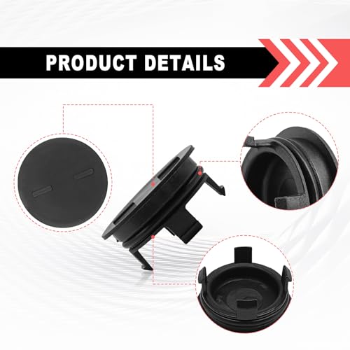 SYudwen Cylinder Head Cam Plug 1.7 1.8 with Seal Compatible with Honda Fit CRV Civic HRV Insight CRZ, Integra Replace 12513P72003 12513-P72-003 Engine Camshaft Plug Cap - Image 3