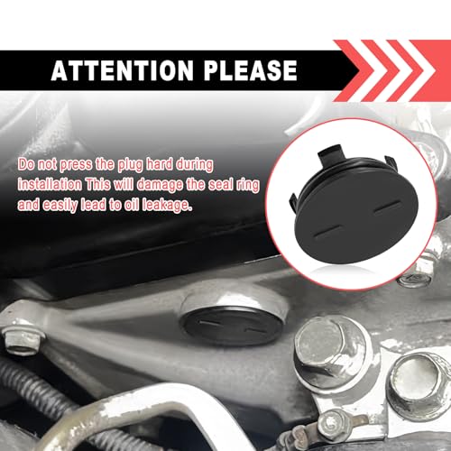 SYudwen Cylinder Head Cam Plug 1.7 1.8 with Seal Compatible with Honda Fit CRV Civic HRV Insight CRZ, Integra Replace 12513P72003 12513-P72-003 Engine Camshaft Plug Cap - Image 5