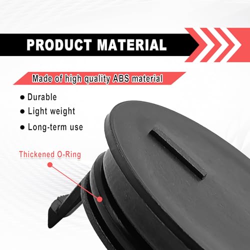 SYudwen Cylinder Head Cam Plug 1.7 1.8 with Seal Compatible with Honda Fit CRV Civic HRV Insight CRZ, Integra Replace 12513P72003 12513-P72-003 Engine Camshaft Plug Cap - Image 4