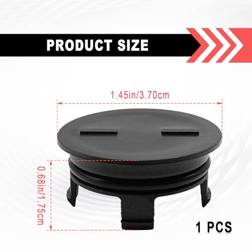 SYudwen Cylinder Head Cam Plug 1.7 1.8 with Seal Compatible with Honda Fit CRV Civic HRV Insight CRZ, Integra Replace 12513P72003 12513-P72-003 Engine Camshaft Plug Cap - Image 2